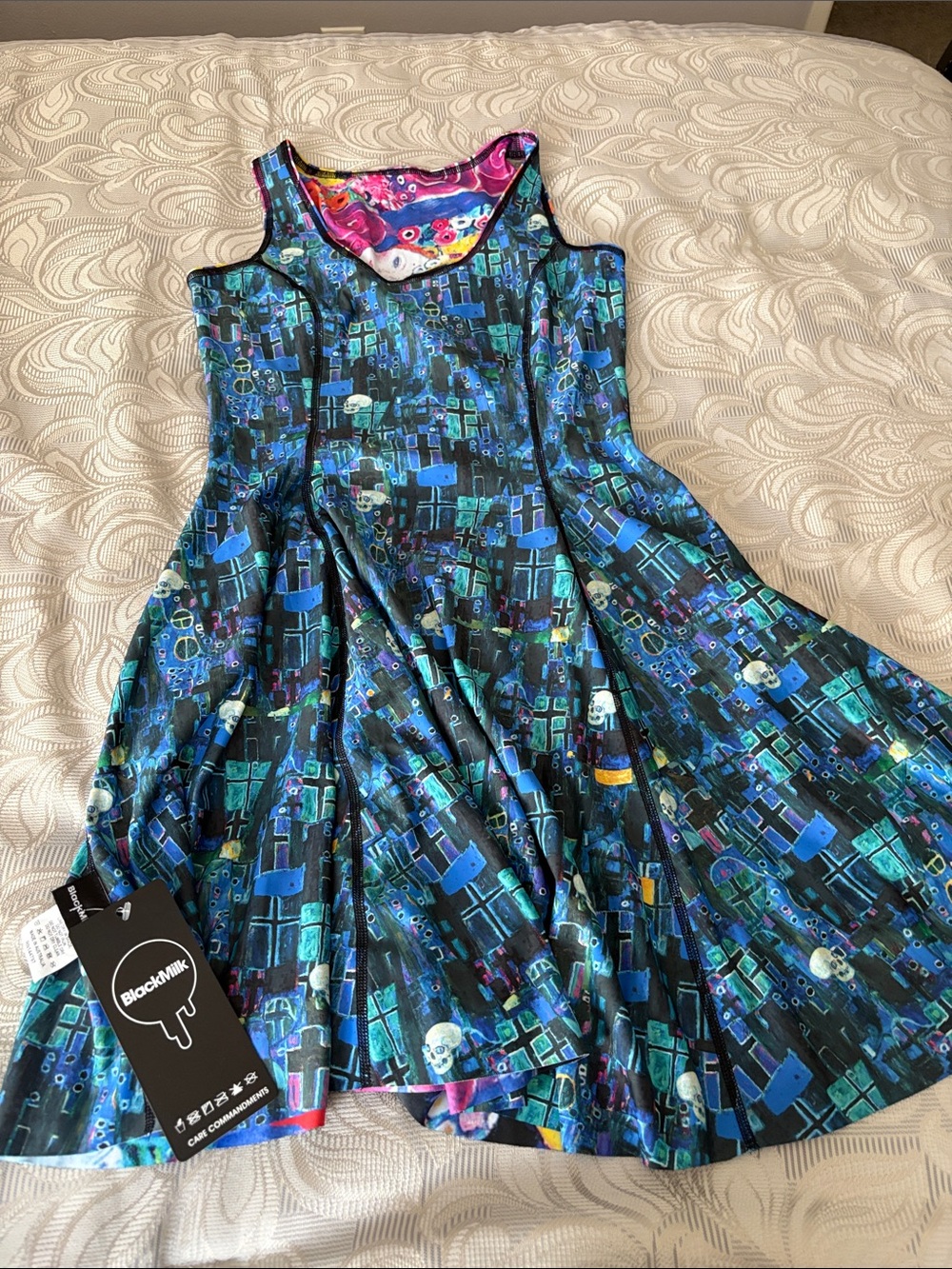 Blackmilk Gustav Klimt inside out dress
